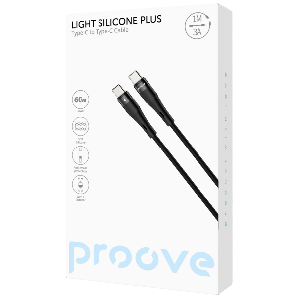 Cable Proove Light Silicone Plus Type-C to Type-C - Photo 1